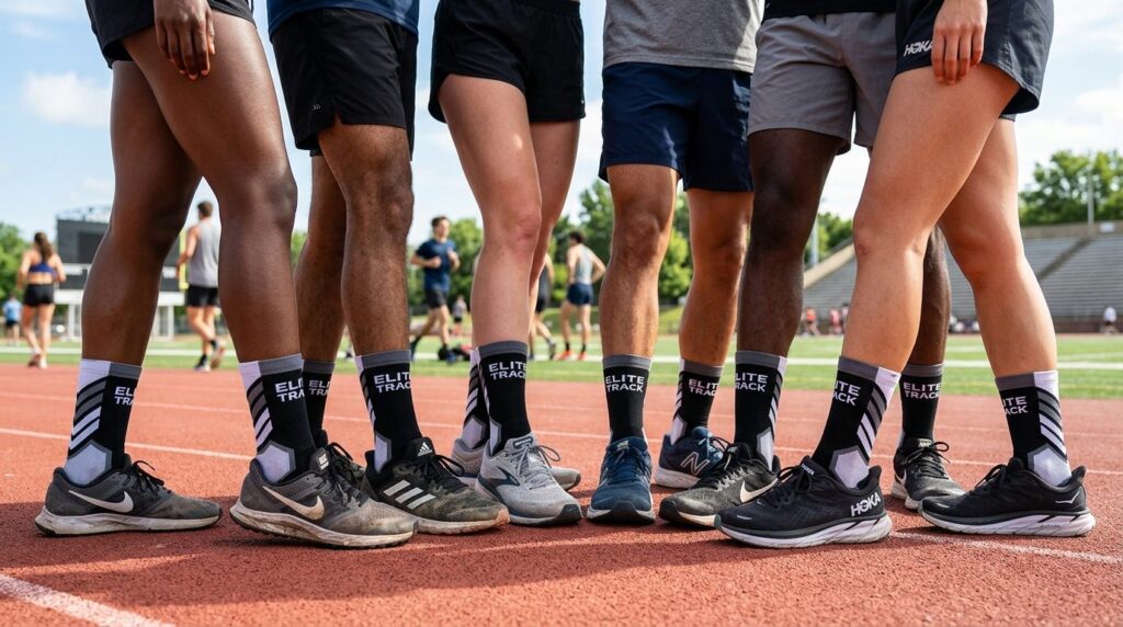 Professional stock photo, 16:9 aspect ratio, diverse sports